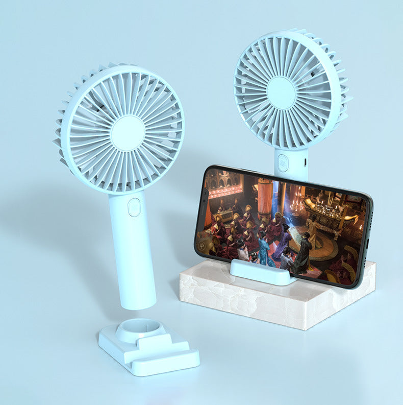 Mobile Phone Holder Mini Fan