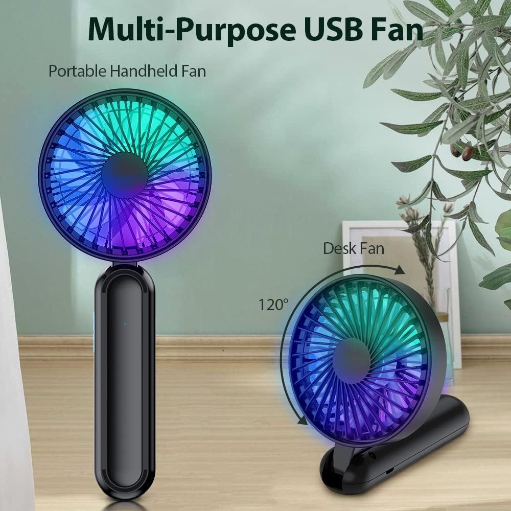 RGB Portable Handheld Fan